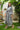 Long Sleeve Maxi Dress — Black & White Base